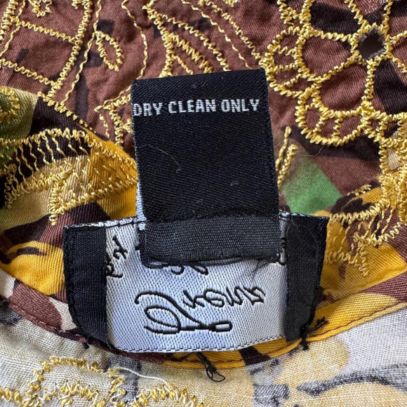 Vintage Y2K Trenz by Theresa Renz Floral Embroidered 3/4 Sleeve Jacket - Picture 6 of 6